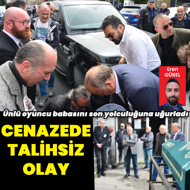 Cenazede talihsiz olay