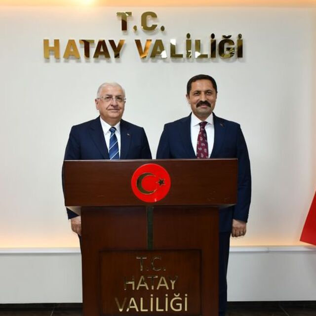Bakan Güler Hatay Valiliğini ziyaret etti