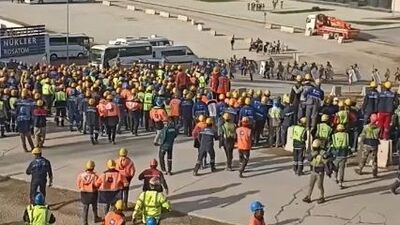 Akkuyu Nükleer Güç Santrali'nde işçiler iş bıraktı