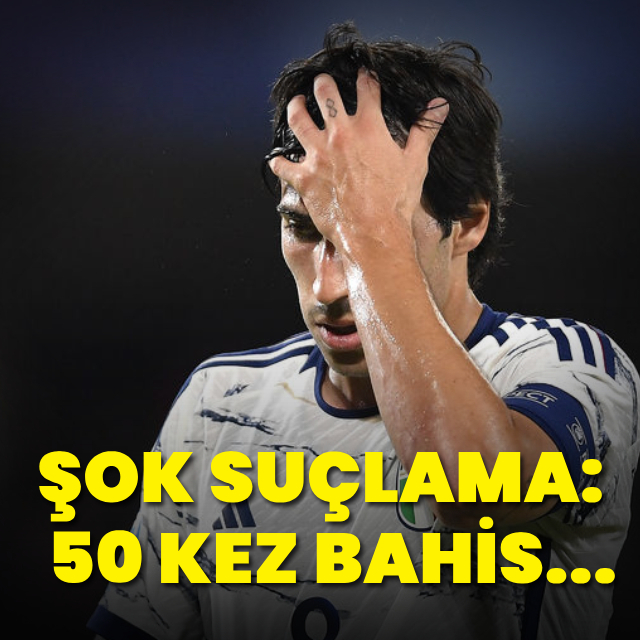 50 kez bahis oynamakla suçlanıyor!