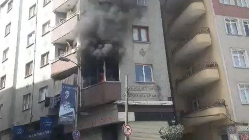 Kombi patladı, yangın çıktı!