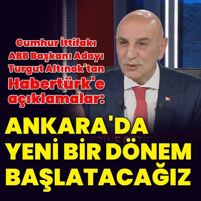 Altınok'tan Habertürk'e açıklamalar
