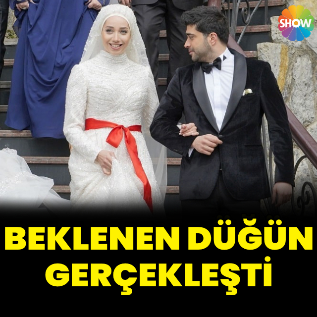 'Kızılcık Şerbeti'nde beklenen düğün gerçekleşti