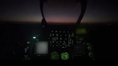 F-16'yla gece uçuşu