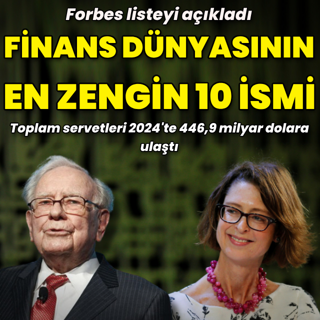 İşte finans dünyasının en zenginleri