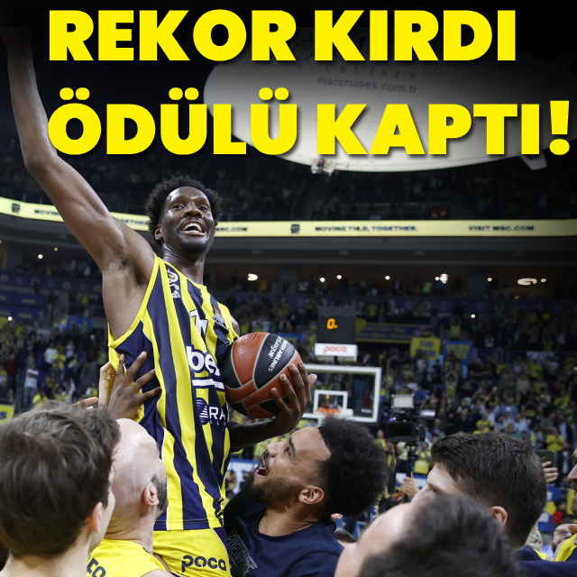 Rekor kırdı, ödülü kaptı!