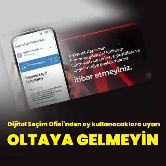 Seçmenlere 'oltalama' uyarısı