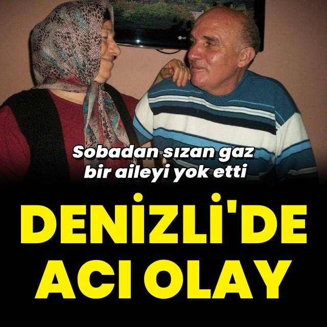 Soba gazı bir aileyi yok etti