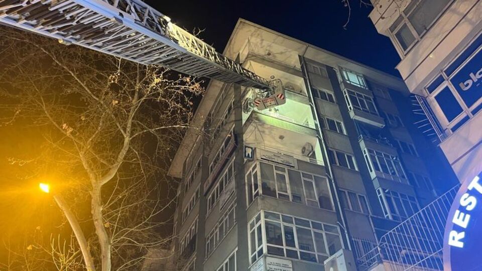 Ankara'da korkutan yangın