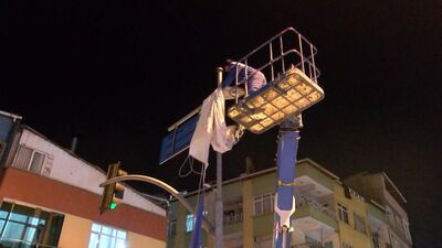 İstanbul afiş ve pankart yorgunu