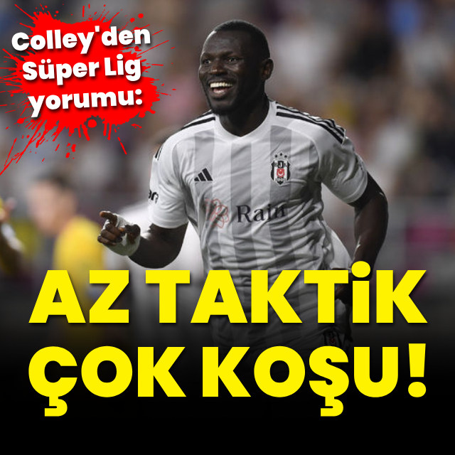 "Az taktik, çok koşu!"