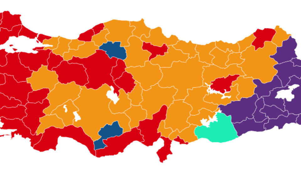 Seçimde harita böyle değişti