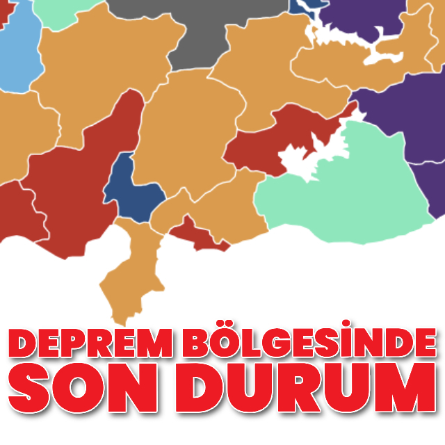 Deprem bölgesinde son durum (Yerel seçim sonuçları)