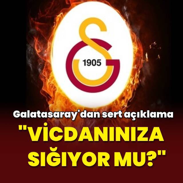 Galatasaray'dan sert açıklama!