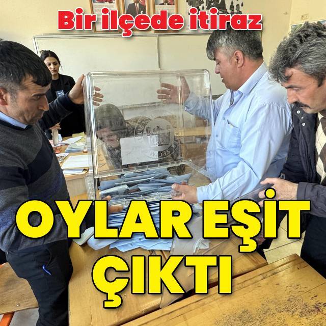 Ardahan Çıldır'da oylar eşit çıktı! Yeniden sayılacak