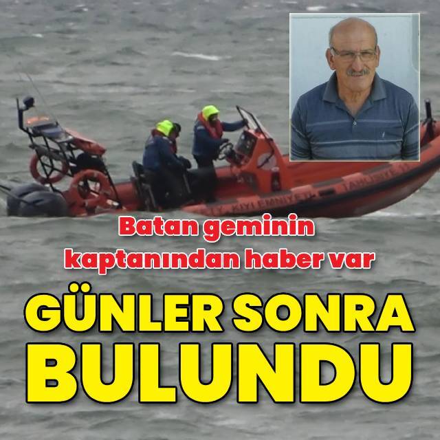 Batan geminin kaptanının cansız bedeni bulundu