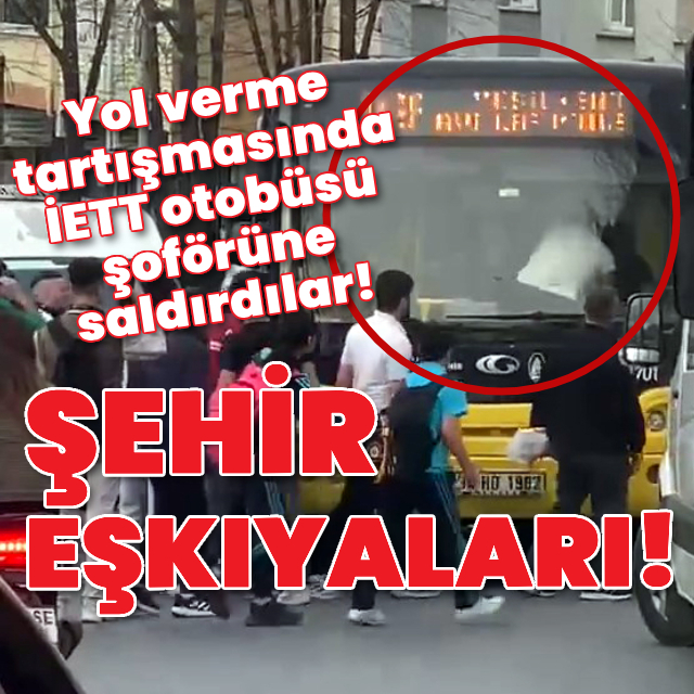 Şehir eşkıyalarından yumruklu saldırı!