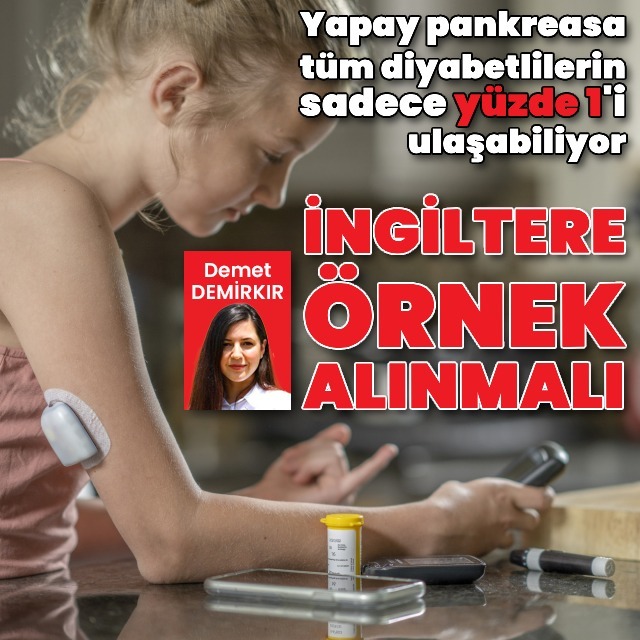 "Yapay pankreas atılımında İngiltere örnek alınmalı"