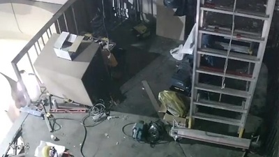 Bakan Yerlikaya yangın anını paylaştı