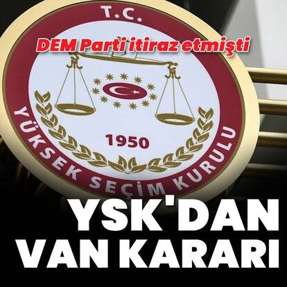 Van'da mazbata DEM Parti'ye verilecek