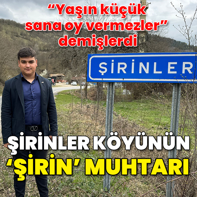 Şirinler köyünün "şirin" muhtarı