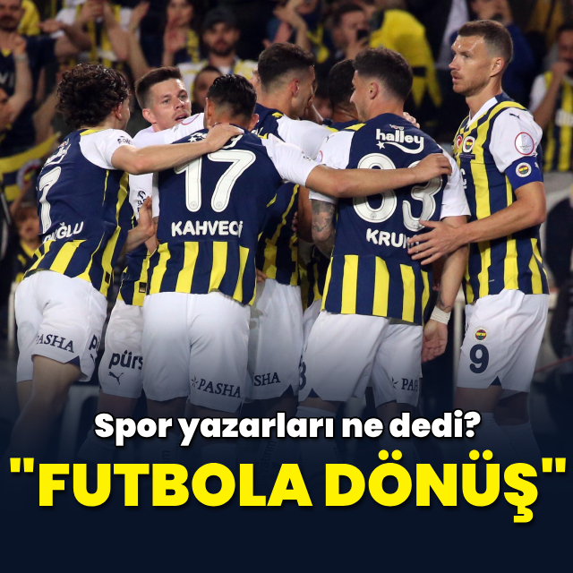 "Futbola dönüş"
