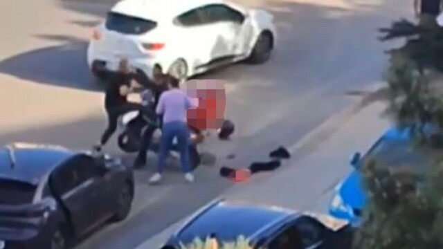 Büyükçekmece'de tekme tokat yol verme kavgası