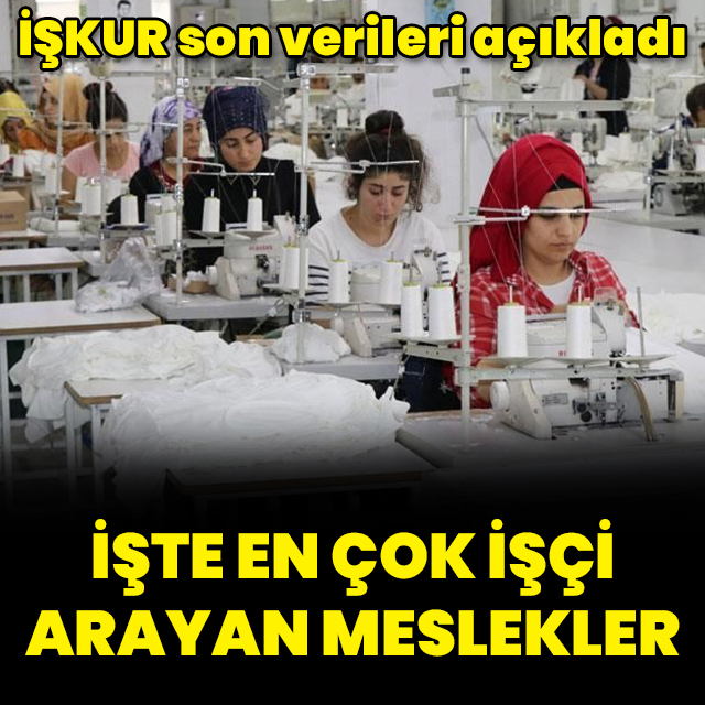 En çok işçi aranan meslekler