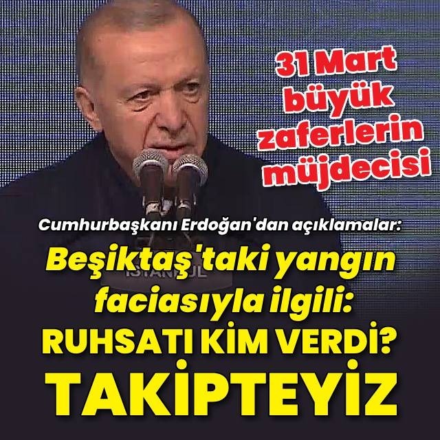 Cumhurbaşkanı Erdoğan'dan açıklamalar