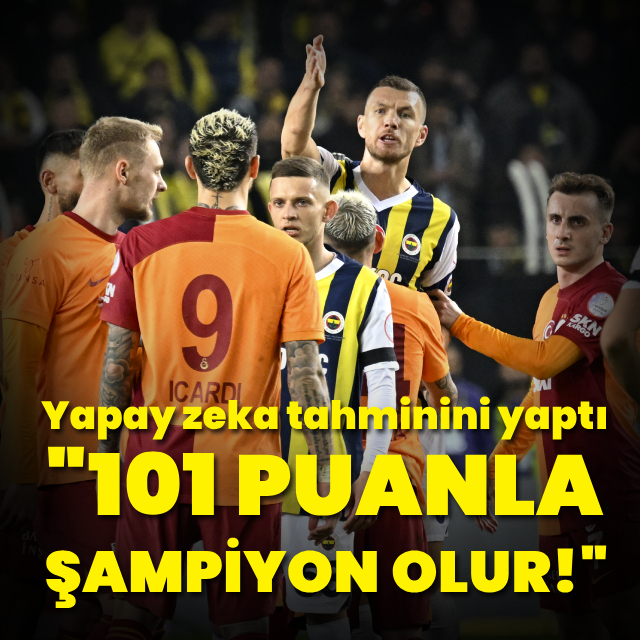 "101 puanla şampiyon olur!"