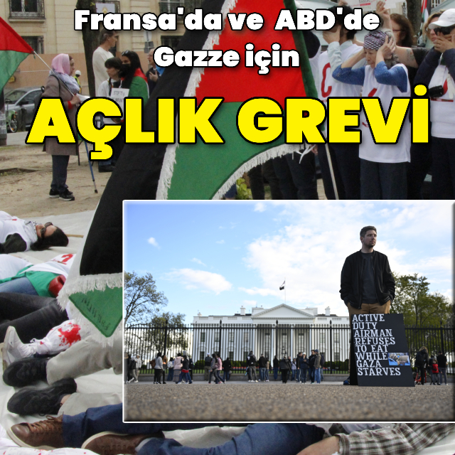 Fransa'da Gazze için açlık grevi
