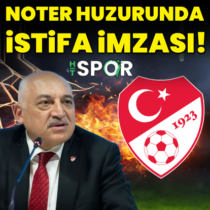 Noter huzurunda istifa imzası!