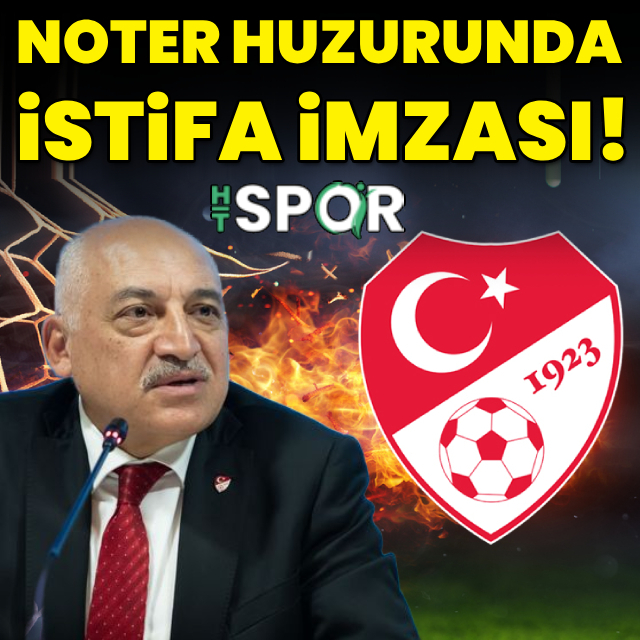 Noter huzurunda istifa imzası!