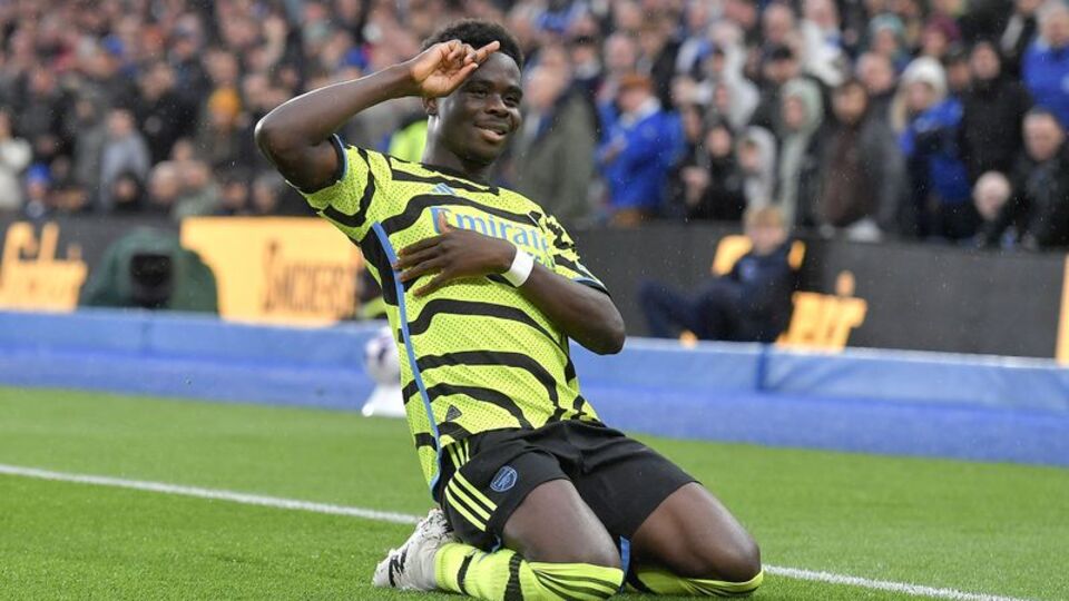 Saka'nın kariyer sezonu!