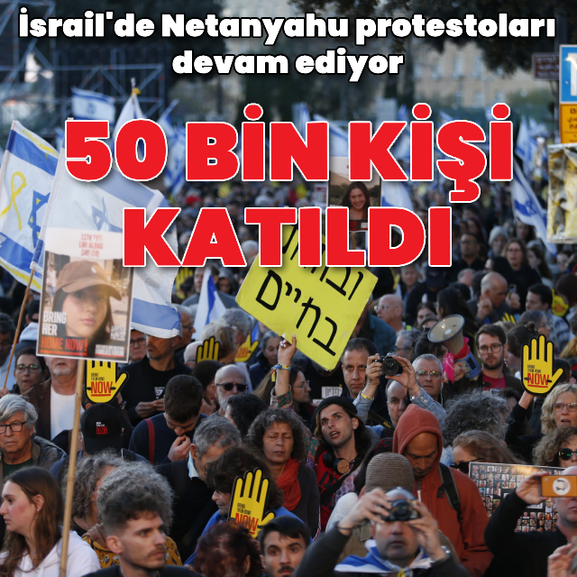 İsrail'de protestolar devam ediyor