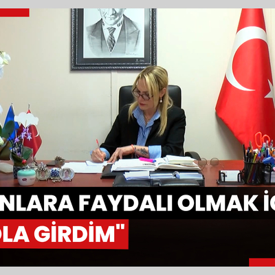 Suadiye Mahallesi'nin yeni muhtarı sanatçı Hilal Özdemir, "İnsanlara faydalı olmak için bu yola girdim"