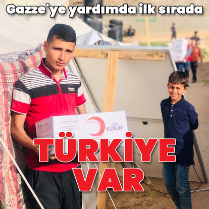Gazze'ye yardımda ilk sırada Türkiye var
