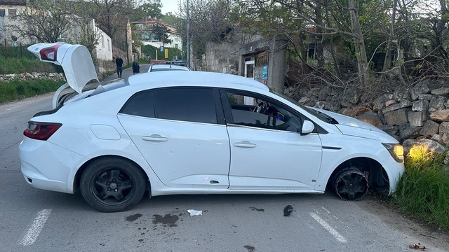 Kaza yapınca yakalandılar