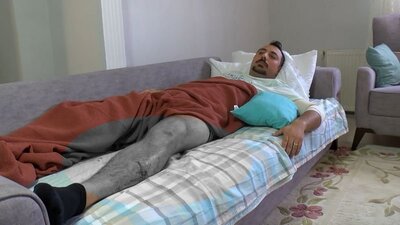 Pitbull saldırısında yaralandı! 28 dikiş atıldı