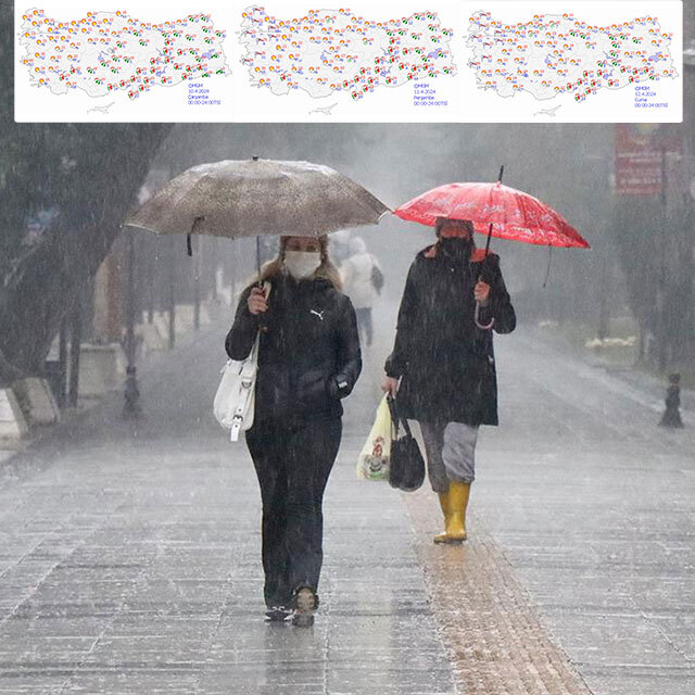 Bayram tatilinde 'yağış' uyarısı!