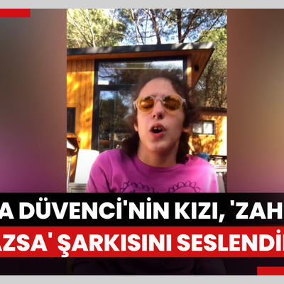 Ceyda Düvenci'nin kızı Melisa Akgün, Sıla'nın 'Zahmet Olmazsa' adlı şarkısını seslendirdi