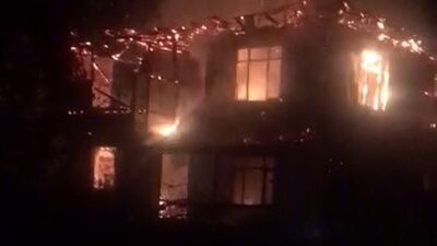 2 katlı ev kül oldu! Yangının nedeni şaşırttı!