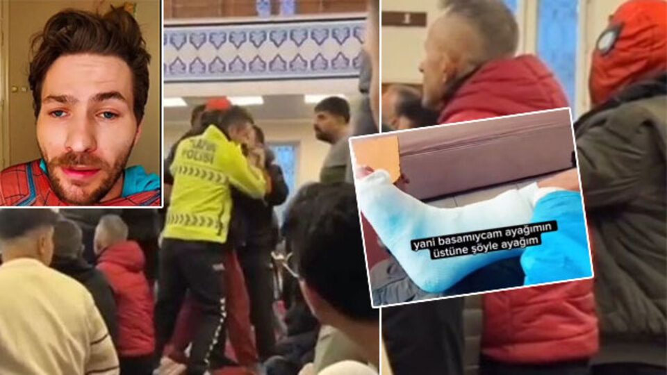 Bayram namazına gitmişti... "Moral vermek istedim şu an yürüyemiyorum!"