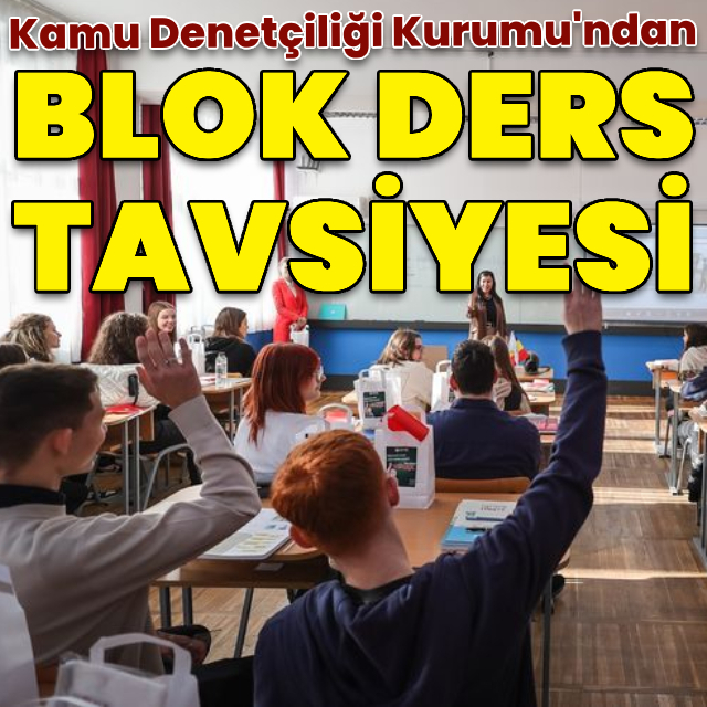 KDK'dan 'blok ders' tavsiyesi
