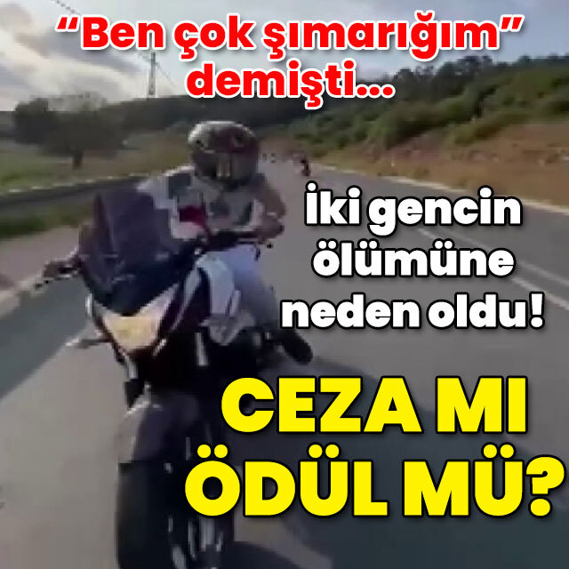 2 gencin ölümüne neden oldu! Ödül gibi ceza!