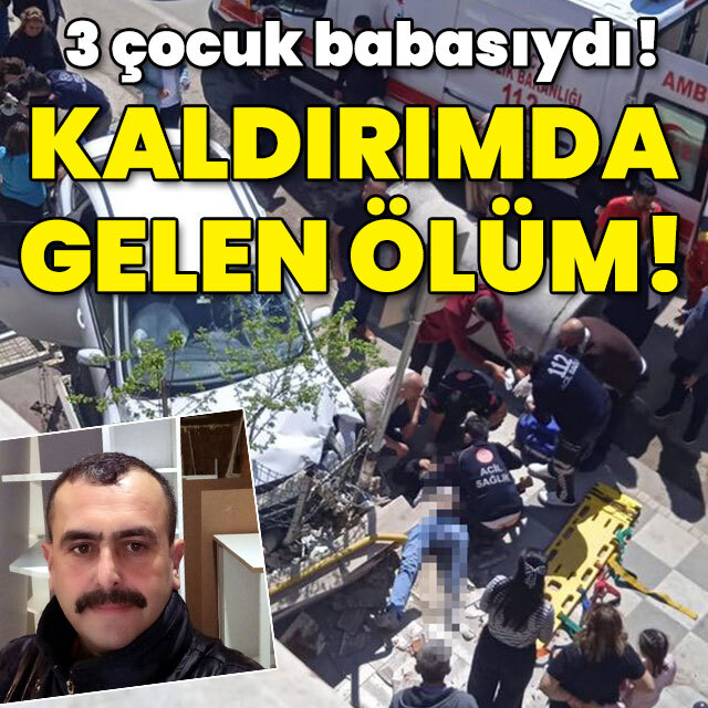 3 çocuk babasıydı! Kaldırımda gelen ölüm!