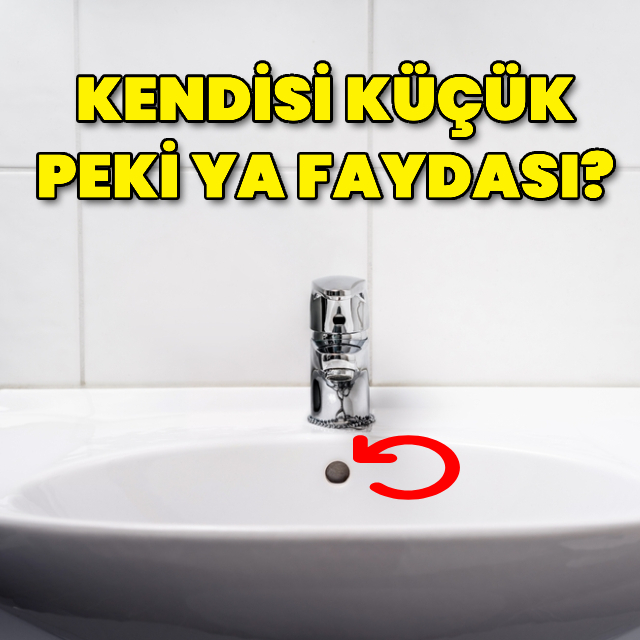 Lavabolardaki küçük delik ne işe yarıyor?