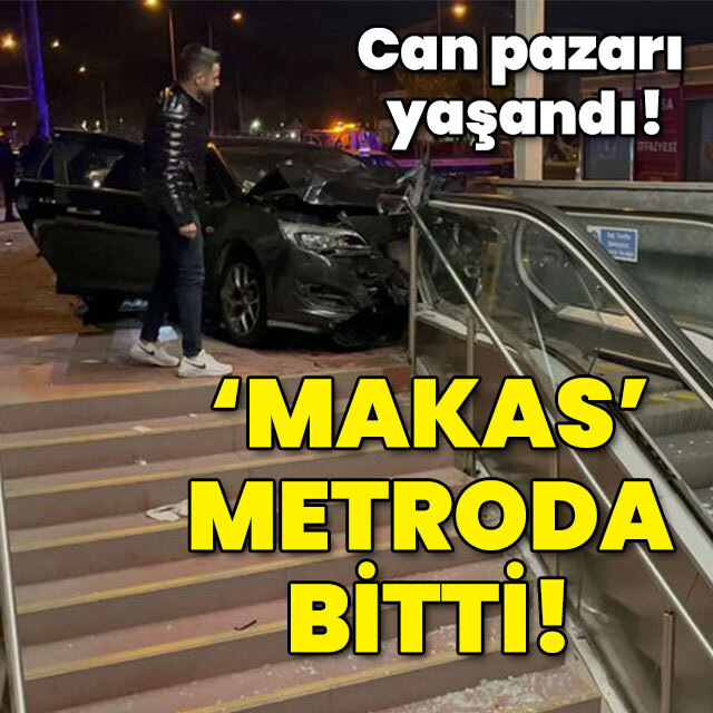 Can pazarı yaşandı! 'Makas' metroda bitti!