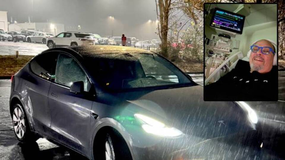 Tesla otomatik pilotu hayat kurtardı