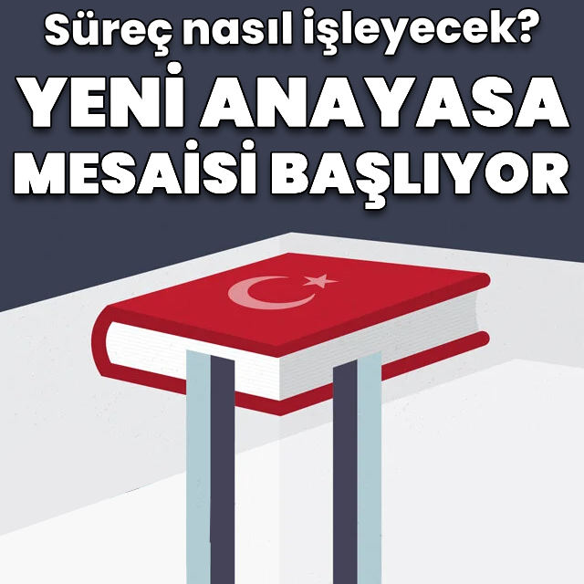 Yeni anayasa mesaisi başlıyor